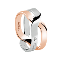Anillo Damiani Mujer Baci in Oro Diamante 0.05 Ct 20045734-16 - 20045734-16